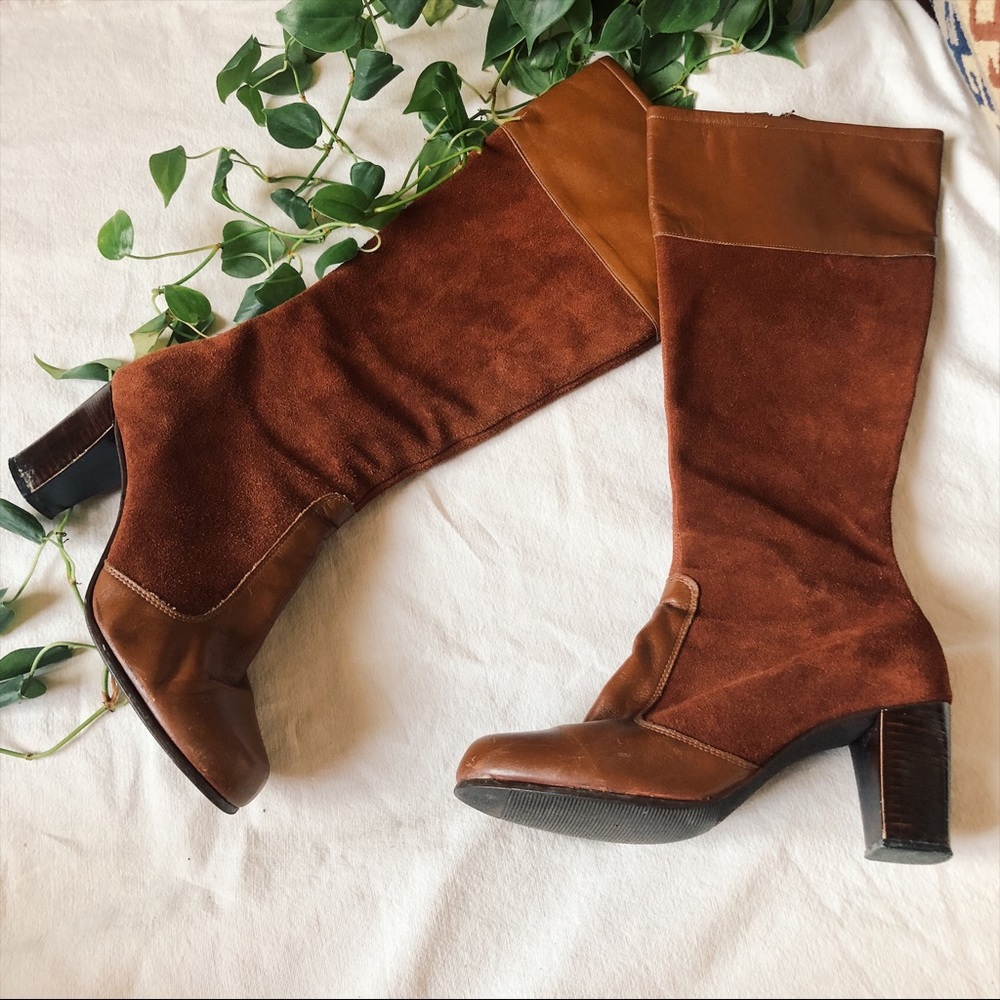 Vintage 1970’s Suede Knee High Boots